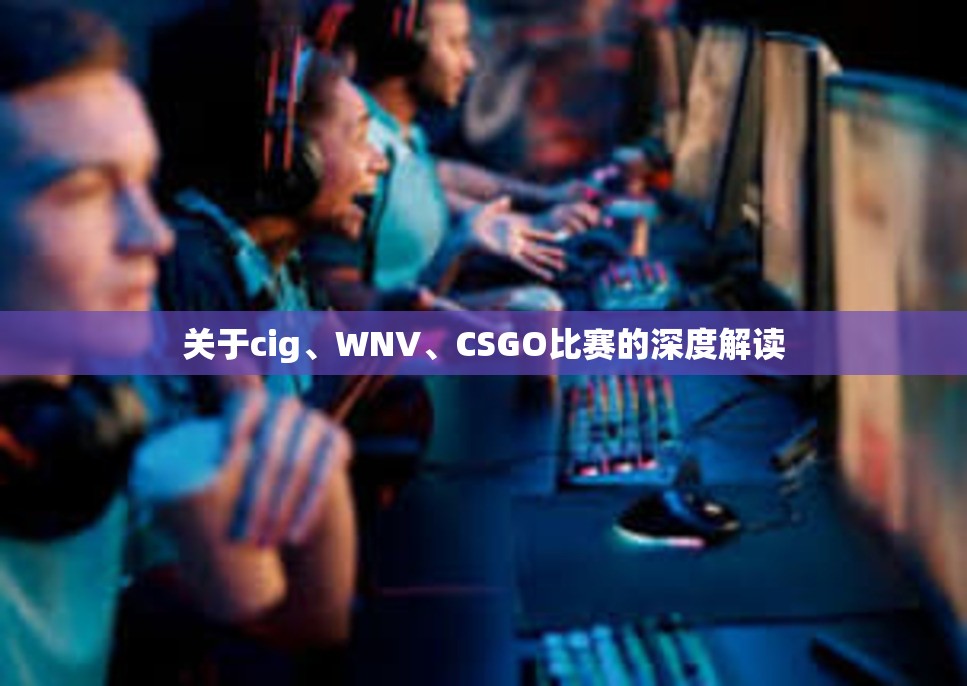 关于cig、WNV、CSGO比赛的深度解读